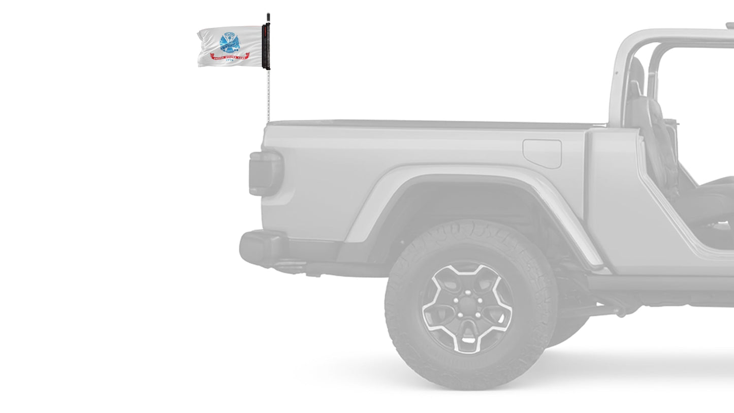 Army 12"x18" Forever Wave Flag for Bronco