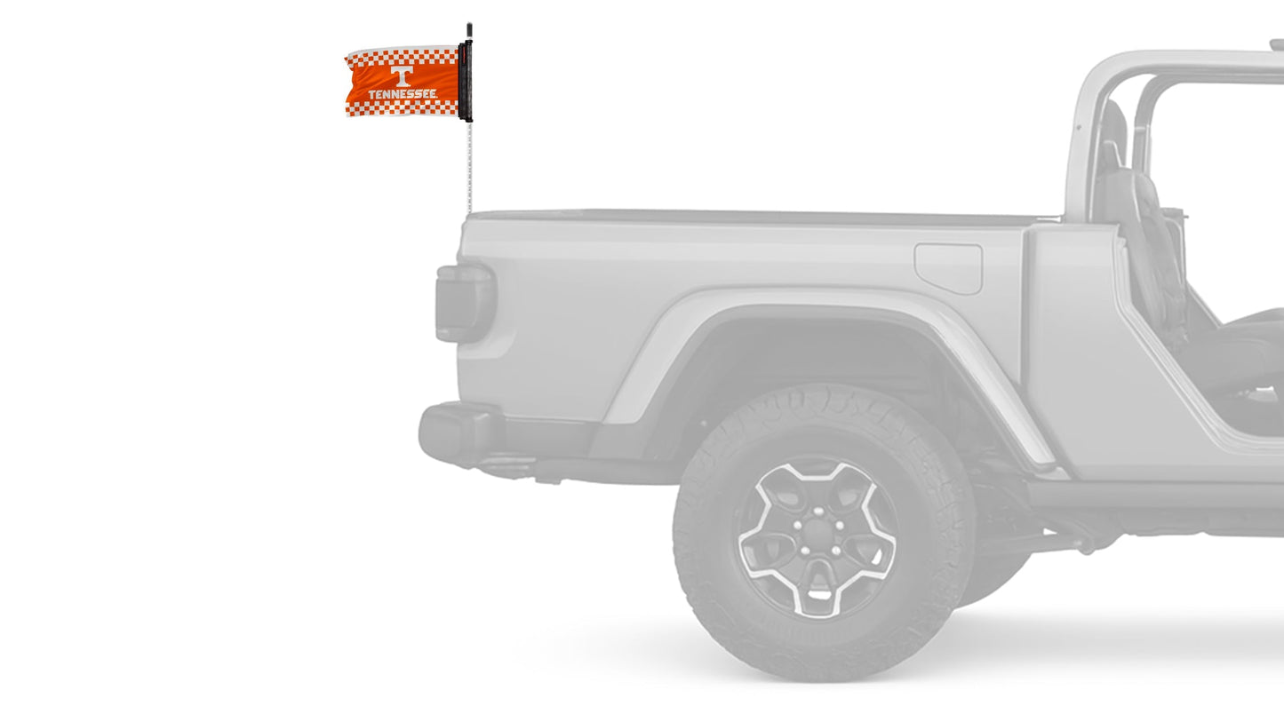 Tennessee 11"x17" Forever Wave Flag for Jeep Wrangler JKU 4-Door 2007-2018