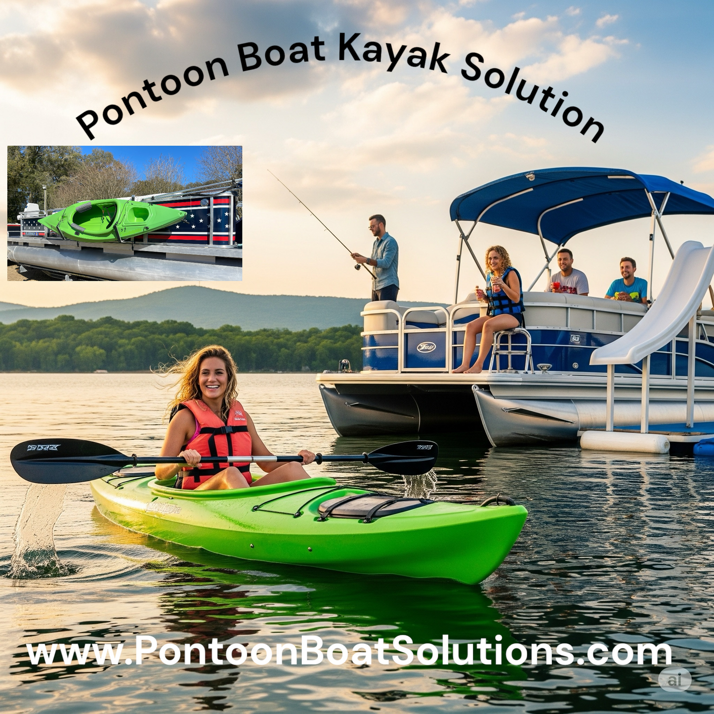 Pontoon Boat Kayak Solution