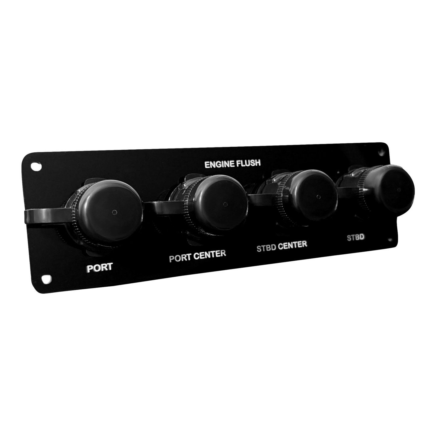 Flush Port Reroute - Black Acrylic