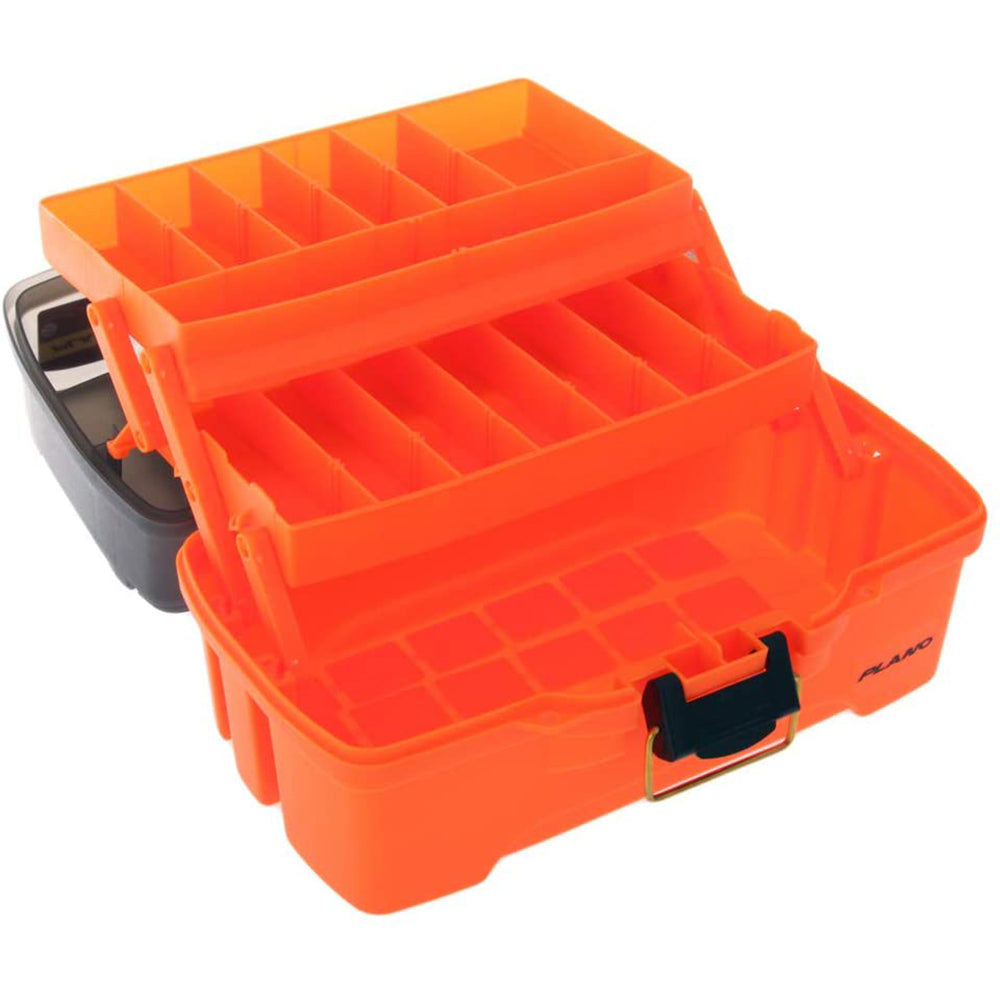 Plano 2-Tray Tackle Box w/Dual Top Access - Smoke Bright Orange [PLAMT –  Innovative Marine Group