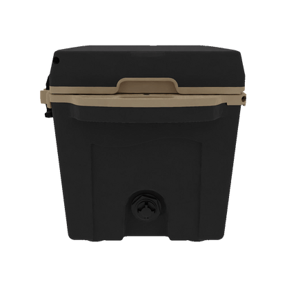 Taiga Coolers 27 Quart Black and Tan Cooler