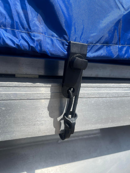 18′-22′ Ultimate Pontoon Boat Canvas Solution with 9″ Rise with 18 Gator Bites