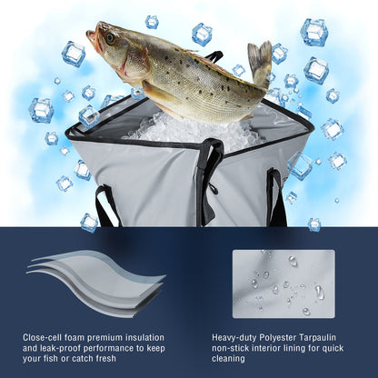 20''Fish Cooler Bag For Fish Bait