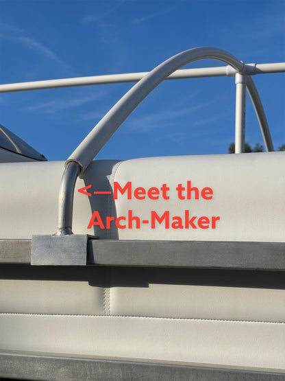 12′-18' Ultimate Pontoon Boat Canvas Solution with 9″ Rise with 12 Gator Bites
