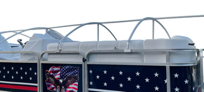 Pontoon Boat Canvas Solution 12'-18' with a 3" Rise
