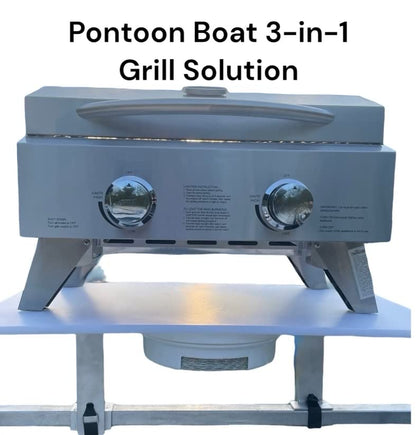 Pontoon Boat Three in One Grill Solution