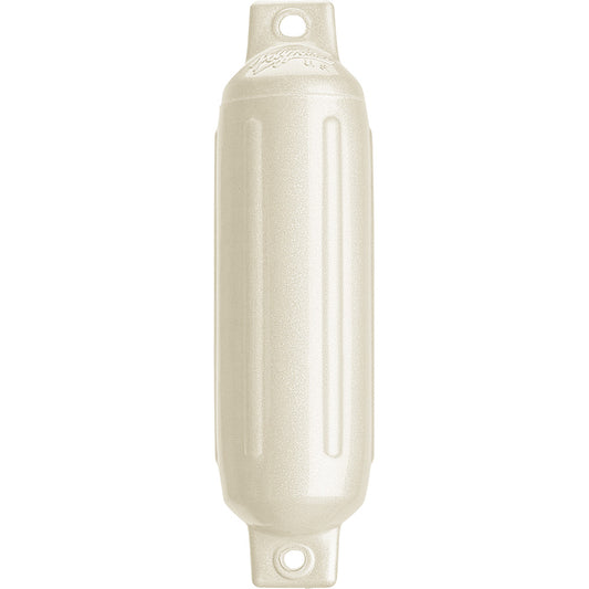 Polyform G-1 Twin Eye Fender 3.5" x 12.8" - Metallic White [G-1 METALLIC WHITE]