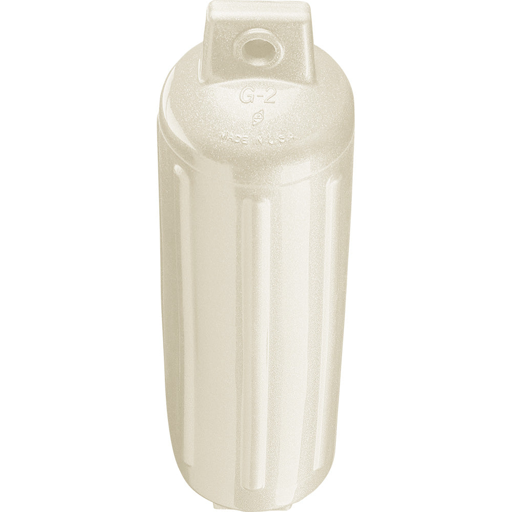 Polyform G-2 Twin Eye Fender 4.5" x 15.5" - Metallic White [G-2 METALLIC WHITE]