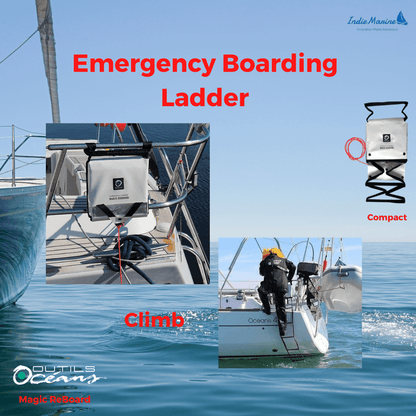 9 Step Emergency Boat Ladder - Magic Reboard - Dinghy/Boat