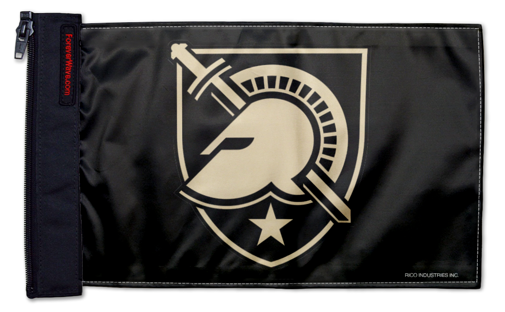Army Knights 11"x17" Forever Wave Flag for Jeep Wrangler JLU 4-Door 2018-Present