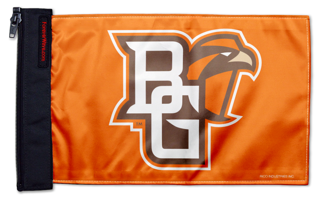 Bowling Green 11"x17" Forever Wave Flag for Jeep Wrangler JK 2-Door 2007-2018