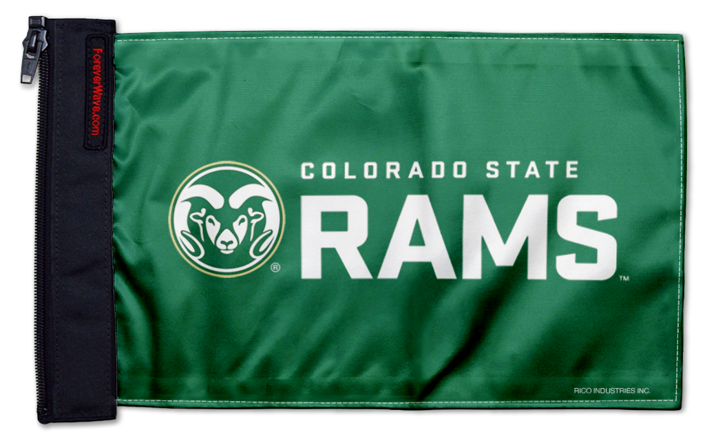Colorado State 11"x17" Forever Wave Flag for Jeep Wrangler CJ-7 and CJ-8 1976-1986