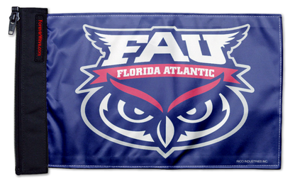Florida Atlantic University 11"x17" Forever Wave Flag for Jeep Wrangler JLU 4-Door 2018-Present