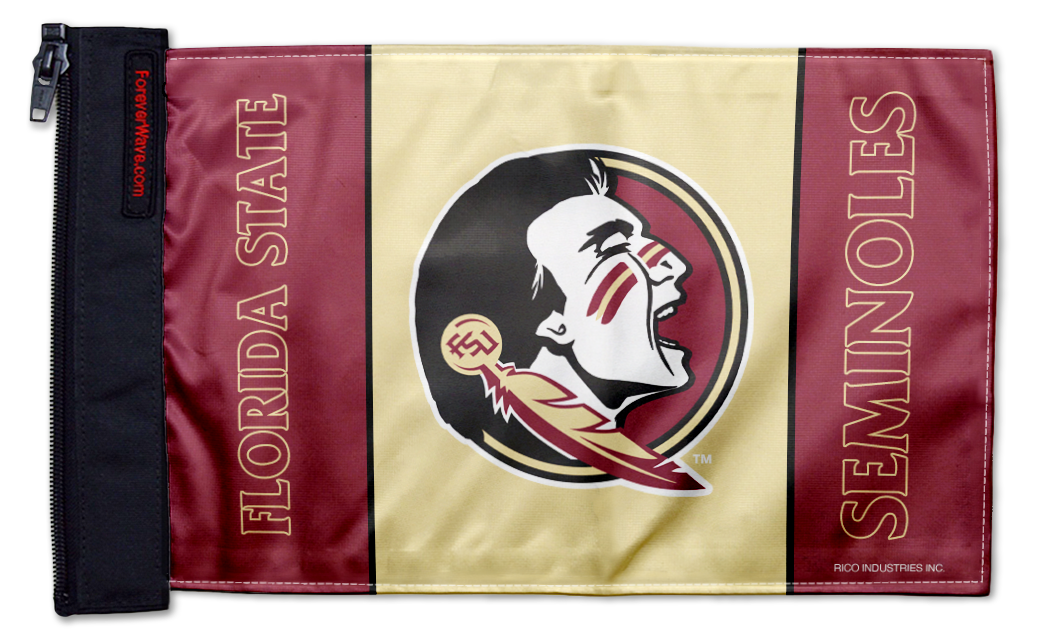 Florida State 11"x17" Forever Wave Flag for Jeep Wrangler JK 2-Door 2007-2018