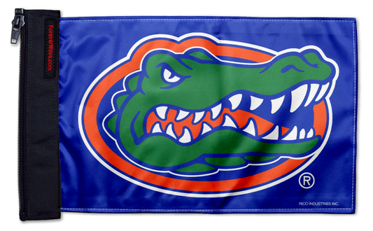Florida Gators 11"x17" Forever Wave Flag for Jeep Wrangler JKU 4-Door 2007-2018