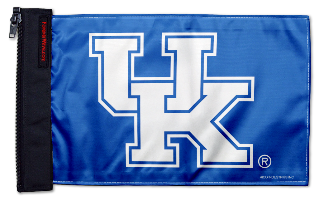 Kentucky 11"x17" Forever Wave Flag for Jeep Wrangler JL 2-Door 2018-Present