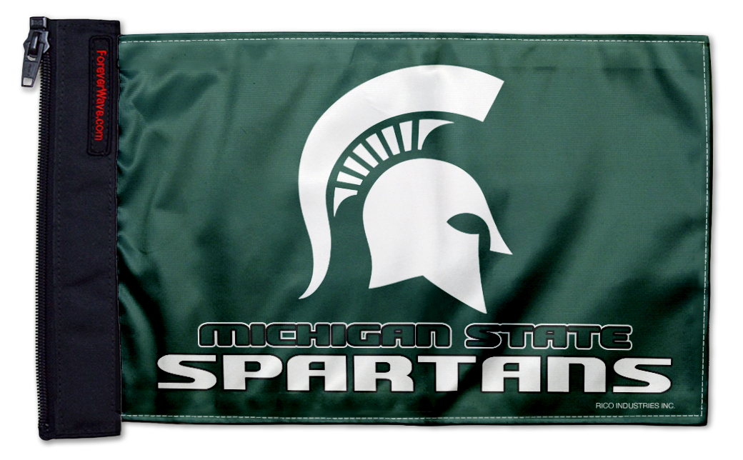 Michigan State 11"x17" Forever Wave Flag