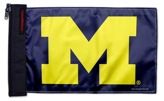 Michigan 11"x17" Forever Wave Flag for Bronco