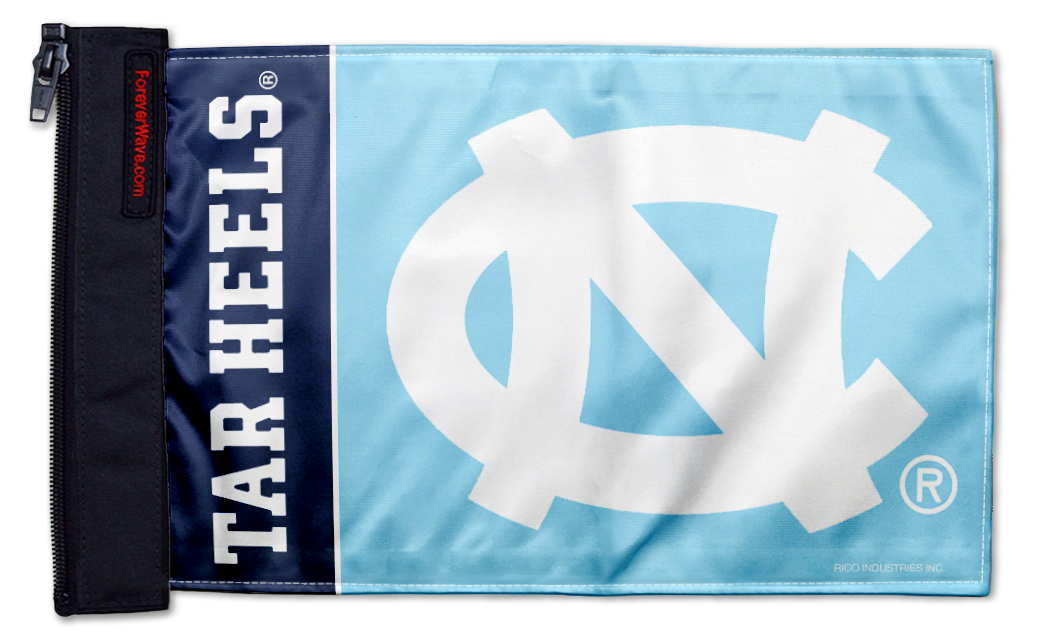 North Carolina 11"x17" Forever Wave Flag for Jeep Wrangler JKU 4-Door 2007-2018