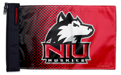Northern Illinois 11"x17" Forever Wave Flag for Jeep Wrangler JKU 4-Door 2007-2018