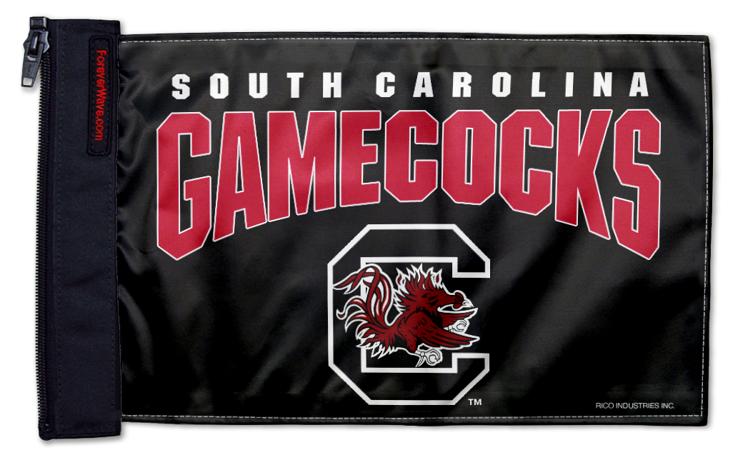 South Carolina 11"x17" Forever Wave Flag for Jeep Wrangler JK 2-Door 2007-2018