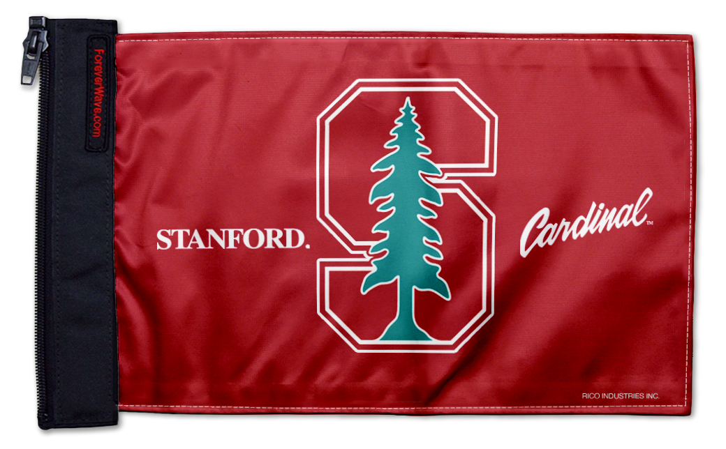 Stanford 11"x17" Forever Wave Flag for Jeep Wrangler JKU 4-Door 2007-2018