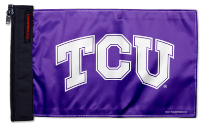TCU 11"x17" Forever Wave Flag for Jeep Wrangler JKU 4-Door 2007-2018