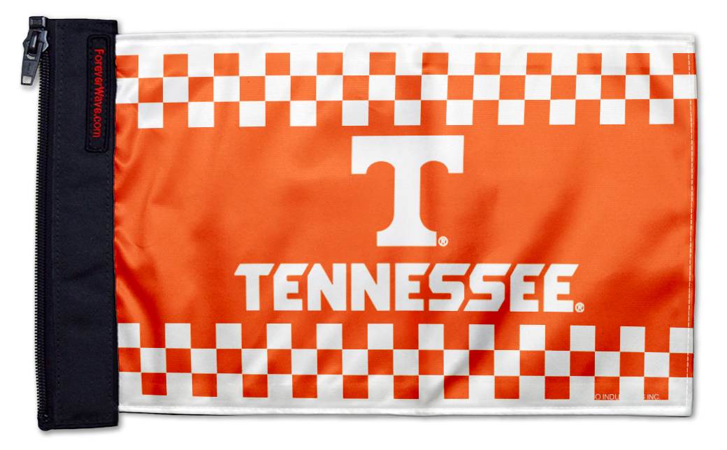 Tennessee 11"x17" Forever Wave Flag for Jeep Wrangler JKU 4-Door 2007-2018