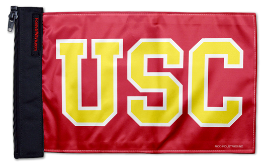 Southern California USC 11"x17" Forever Wave Flag for Jeep Wrangler YJ 1986-1995