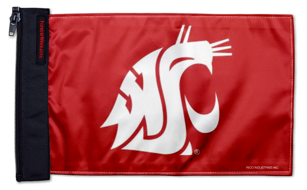 Washington State 11"x17" Forever Wave Flag for Jeep Wrangler JKU 4-Door 2007-2018