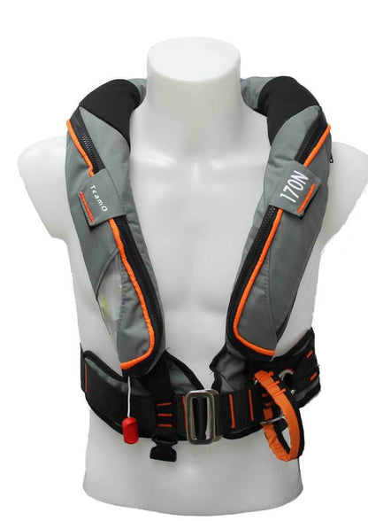 TeamO Offshore Inflatable PFD Pro Sensor - Backtow™ Pro Sensor Grey