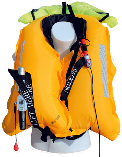 TeamO Marine PFD 275N BackTow™ Ocean Inflatable PFD - Blue
