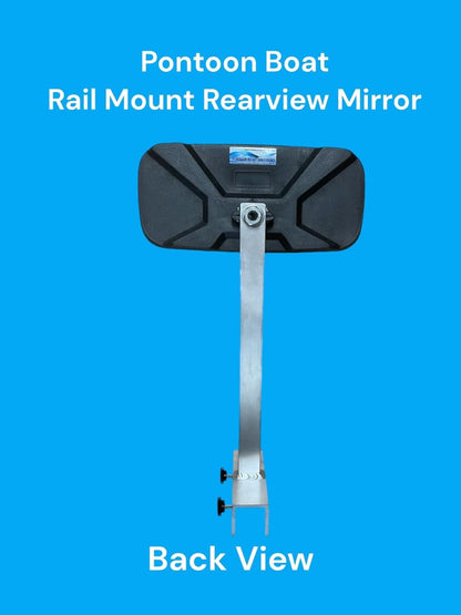 Pontoon Boat 15" Rail Mount Rearview Mirror