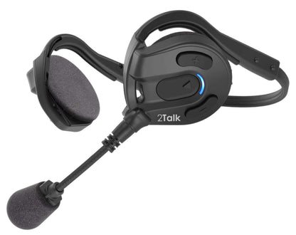 2Talk Intercom Bluetooth Single Headset: Clear Communication
