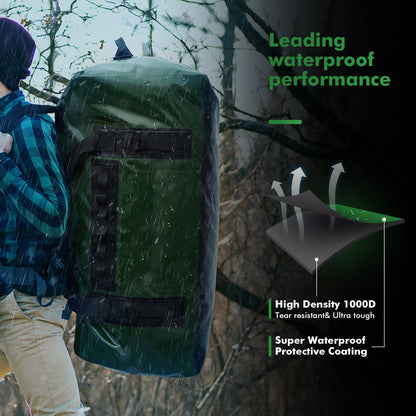 159QT Duffel Bag With Waterproof Zipper
