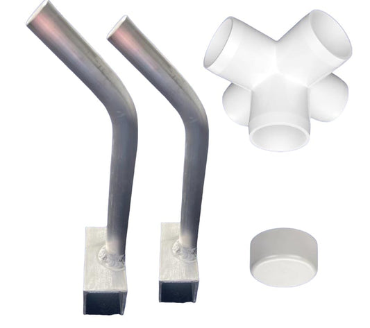PONTOON BOAT SOLUTIONS, Pontoon Boat Canvas Solution with 3" Rise Extension Kit