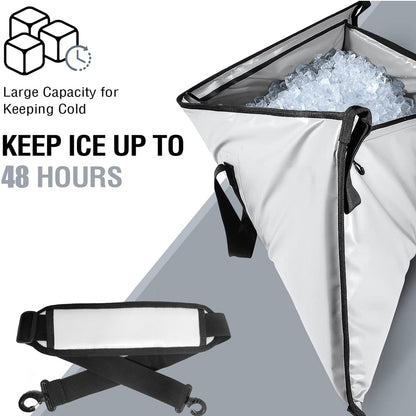48x18'' Fish Cooler Bag With Waterproof Zipper