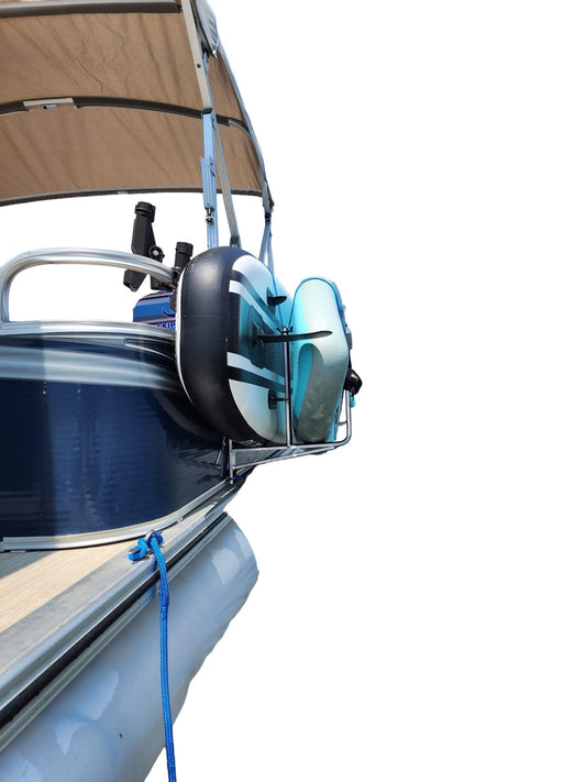 Pontoon Boat Dual Wake/Paddle Board Solution