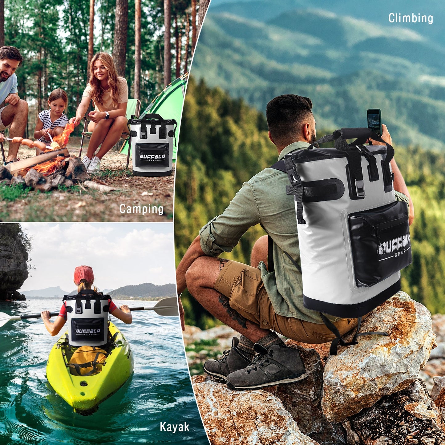 19QT Camping Backpack Cooler