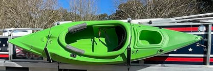Pontoon Boat Kayak Solution with Storage Rack