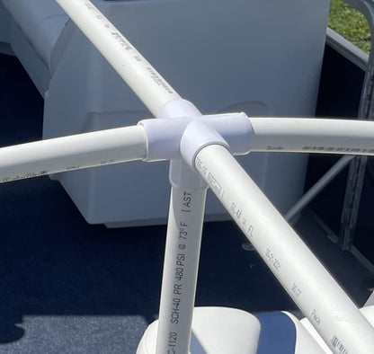 Pontoon Boat Canvas Solution 22'-26' with 6" Rise