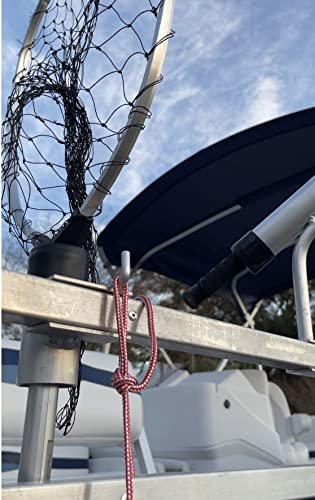Pontoon Boat Fishing Net Solution with Bait Hook