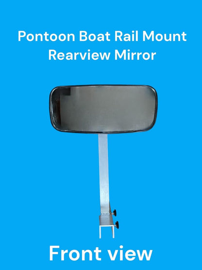 Pontoon Boat 15" Rail Mount Rearview Mirror