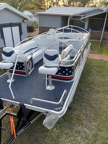 22′-26′ Pontoon Boat Canvas Solution with 9″ Rise with 18 Gator Bites