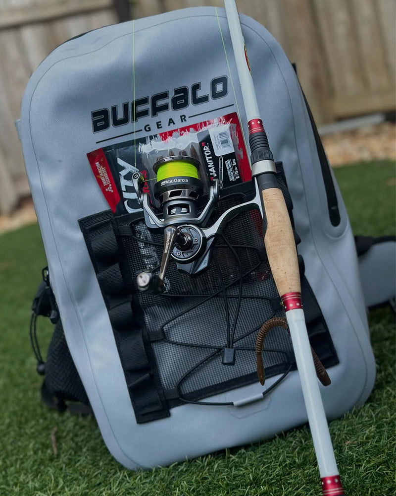 27QT Waterproof Fishing Backpack with Rod Holder – Innovative Marine Group