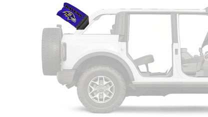 Baltimore Ravens 11"x17" Forever Wave Flag for Bronco