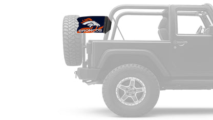 Denver Broncos 11"x17" Forever Wave Flag for Jeep Wrangler JL 2-Door 2018-Present