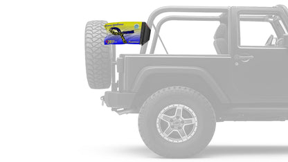 Down Syndrome Awareness 12"x18" Forever Wave Flag for Jeep Wrangler TJ 1996-2006