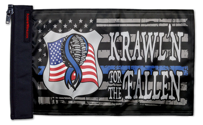 Krawl'n For The Fallen 12"x18" Forever Wave Flag for Bronco
